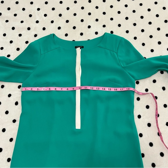 Ann Taylor 3/4 Sleeve Color Block Shift Dress Size 8 - Picture 8 of 10